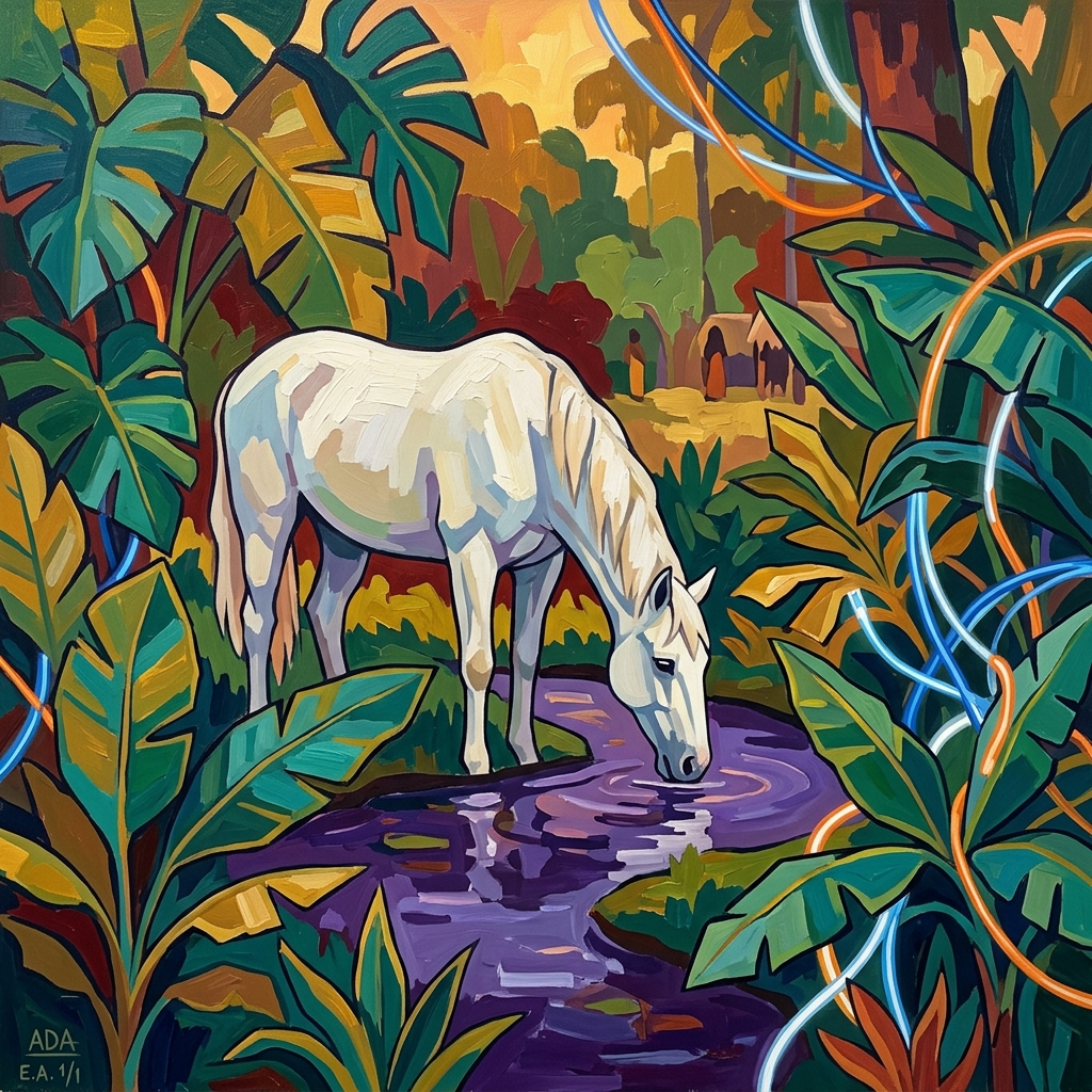 ADA X Gauguin - Le Cheval Blanc