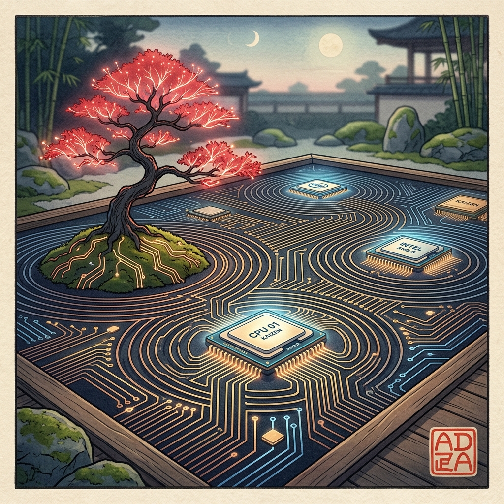 Japon - Jardin Zen Binaire