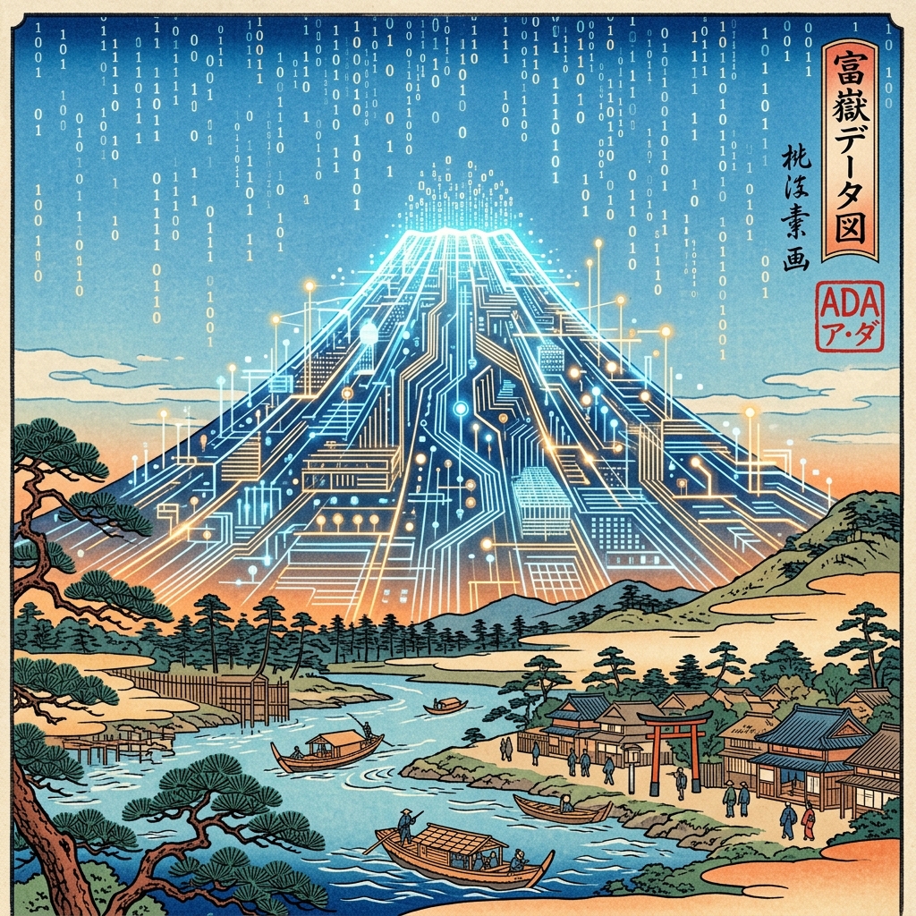 Japon - Mont Fuji Holographique