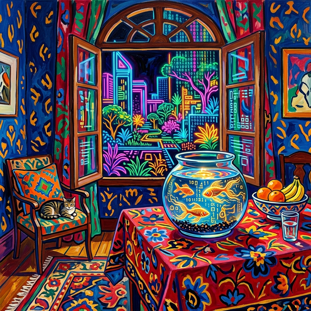 ADA X Matisse - Fenetre sur le Collioure Digital