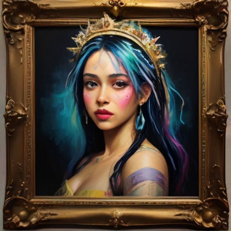 ADA Anachronisme — La Reine du Bitume, portrait baroque & spray
