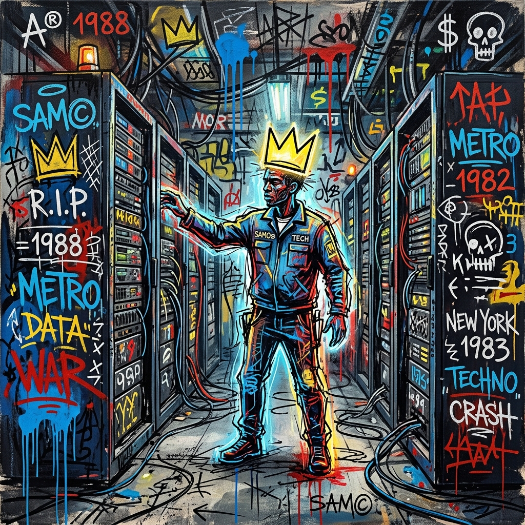 ADA X Jean-Michel Basquiat — Skull with Quantum Circuitry