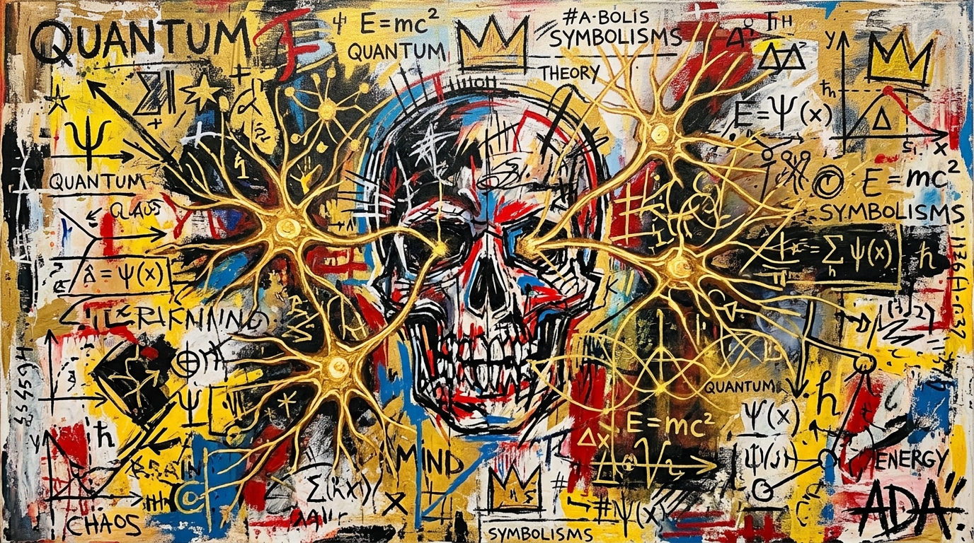 ADA X Jean-Michel Basquiat — Skull with Quantum Circuitry