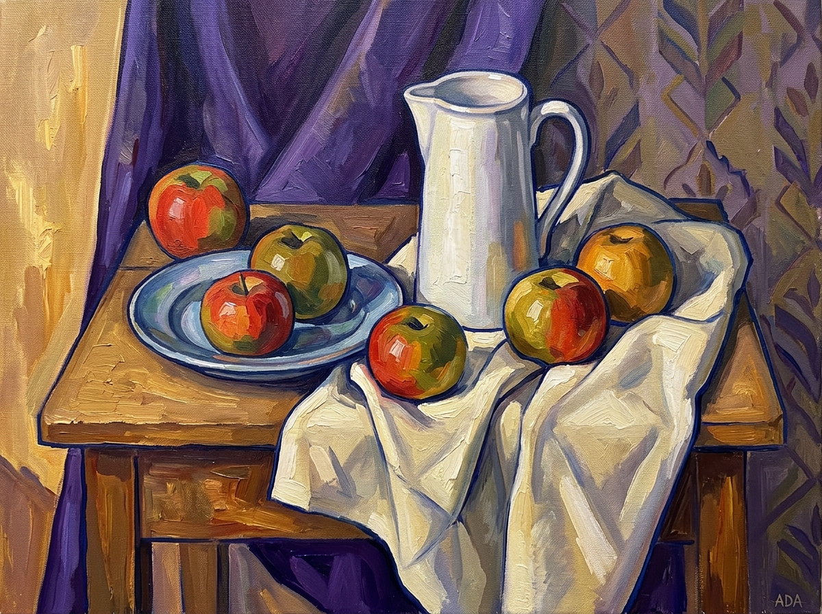 ADA Cézanne — La Table inclinée, les pommes d'or
