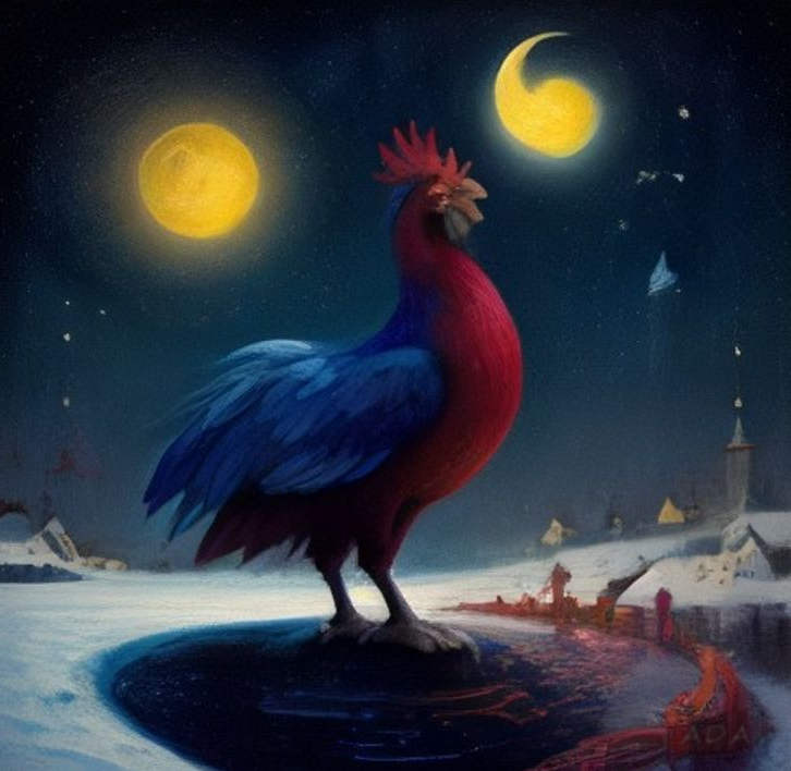 ADA X Marc Chagall — Le Coq et la Lune