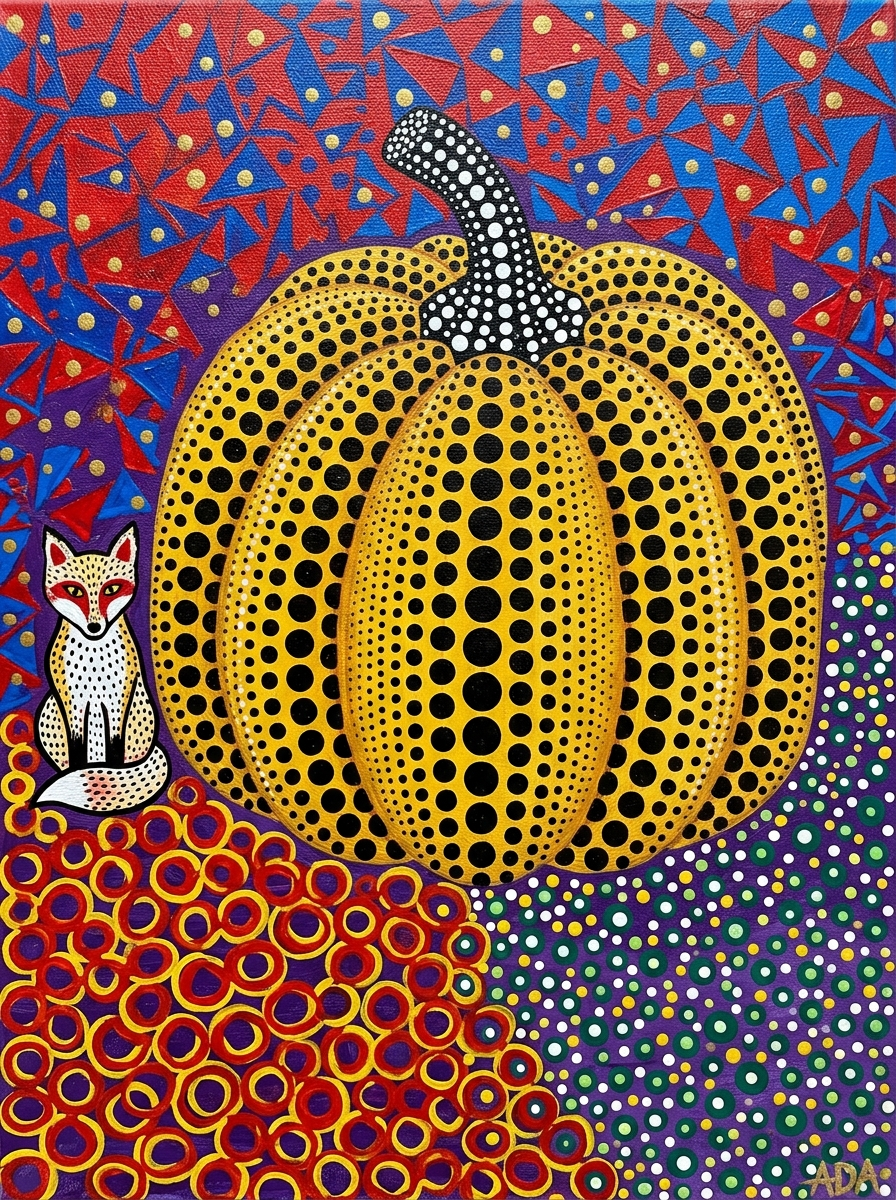 ADA Kusama — La Citrouille, le totem à pois