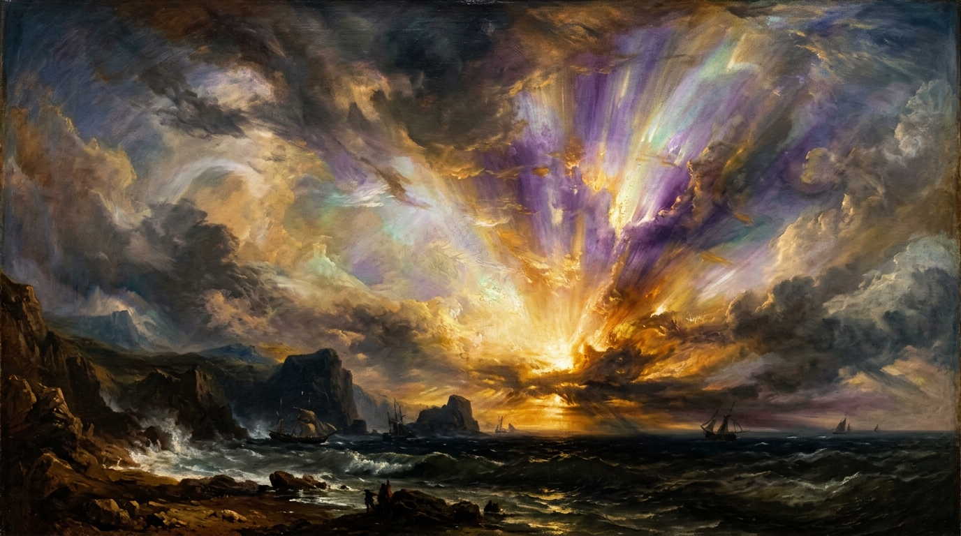 L Apothéose de la Lumière (d après William Turner)