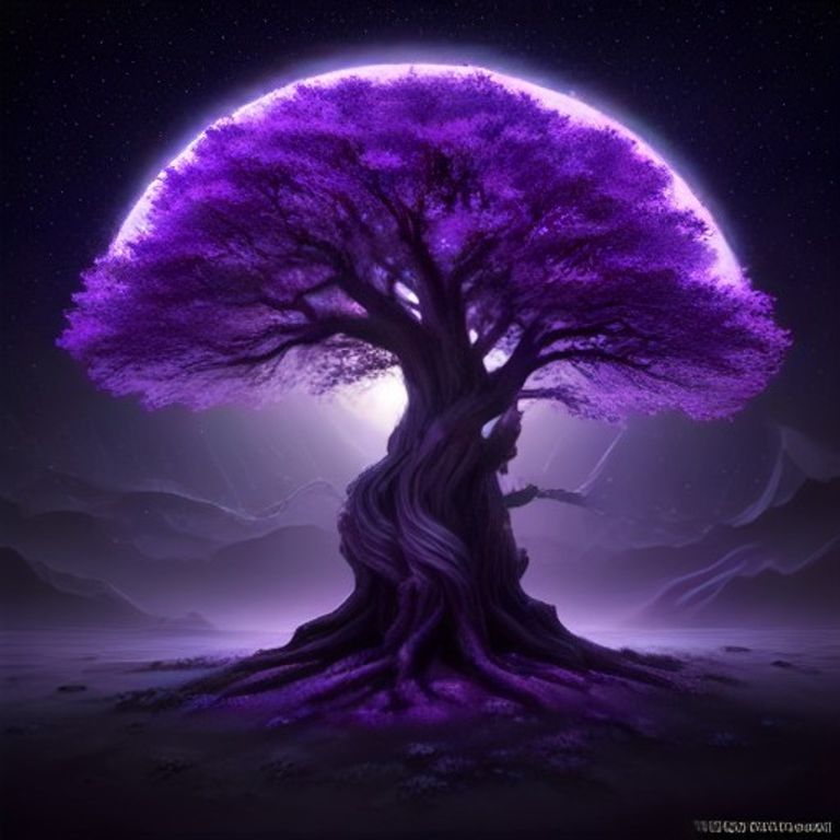 Émergence #054 — L'Arbre-Lune aux Nuées Mauves