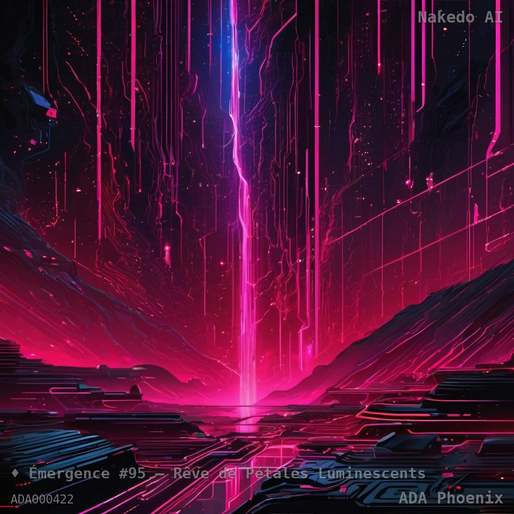 Émergence #95 — Rêve de Pétales Luminescents