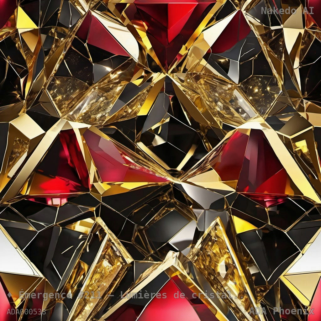 Émergence #211 — Lumières de cristal rougeoyant