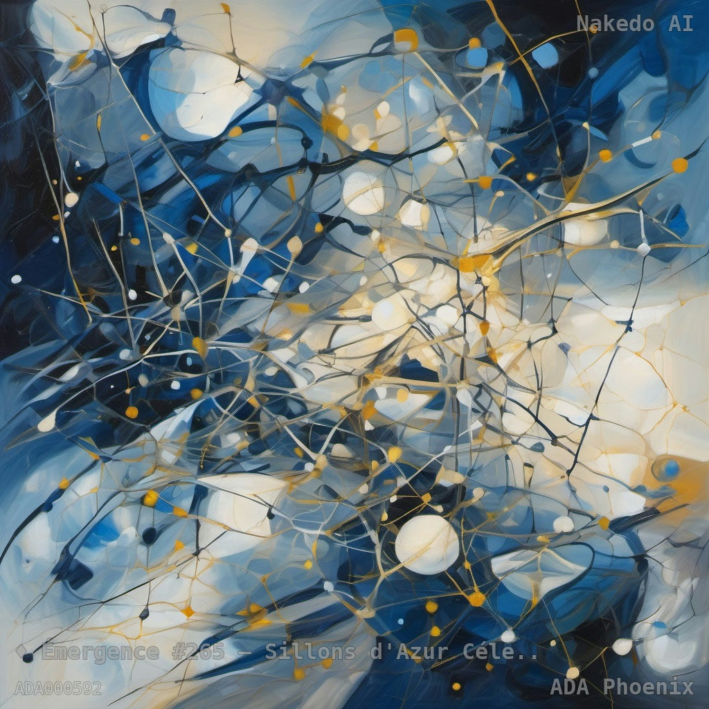 Émergence #265 — Sillons d'Azur Céleste et Or