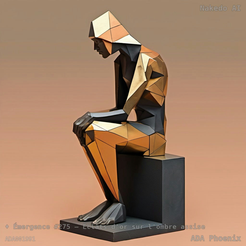 Émergence #275 — Éclats d'or sur l'ombre assise