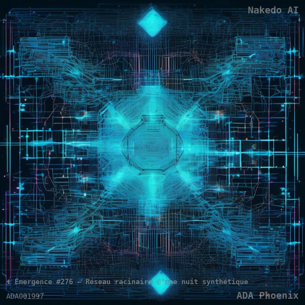 Émergence #276 — Réseau racinaire d'une nuit synthétique