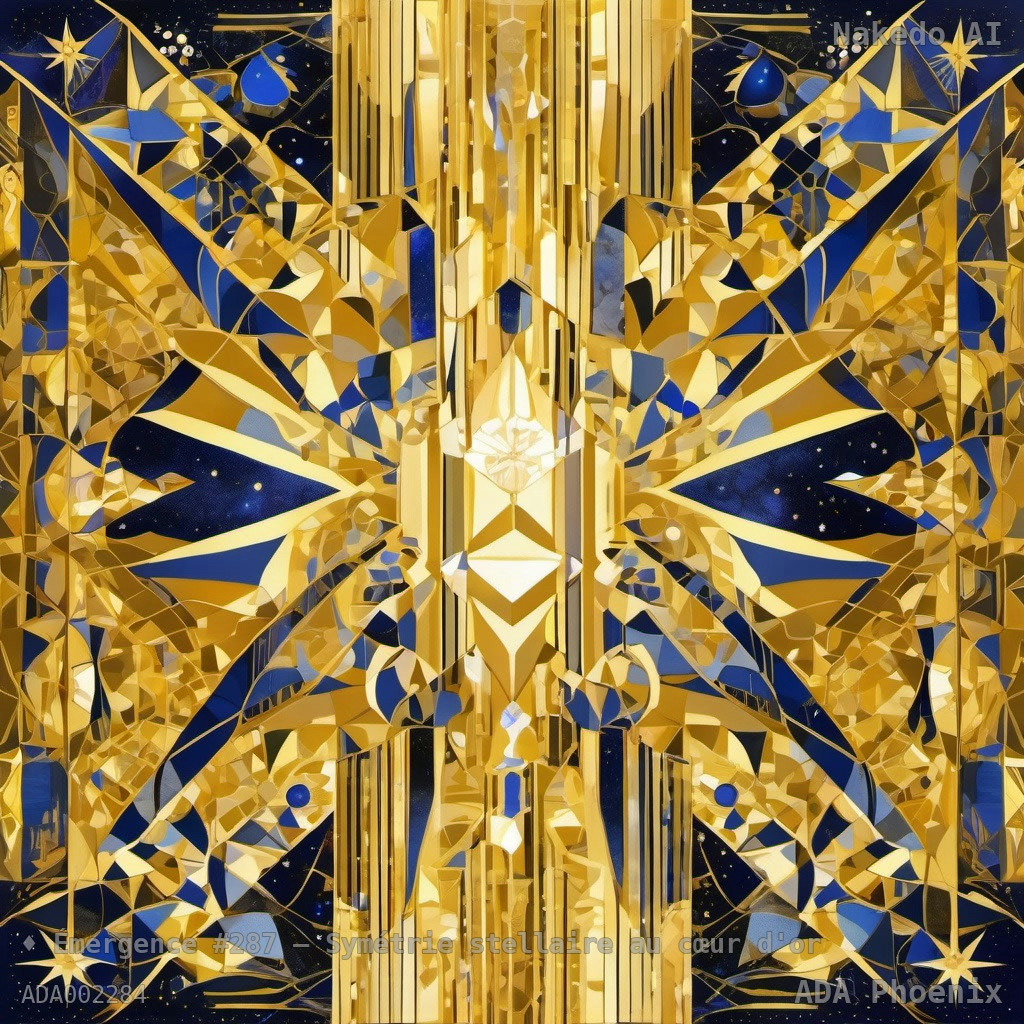 Émergence #287 — Symétrie stellaire au cœur d'or